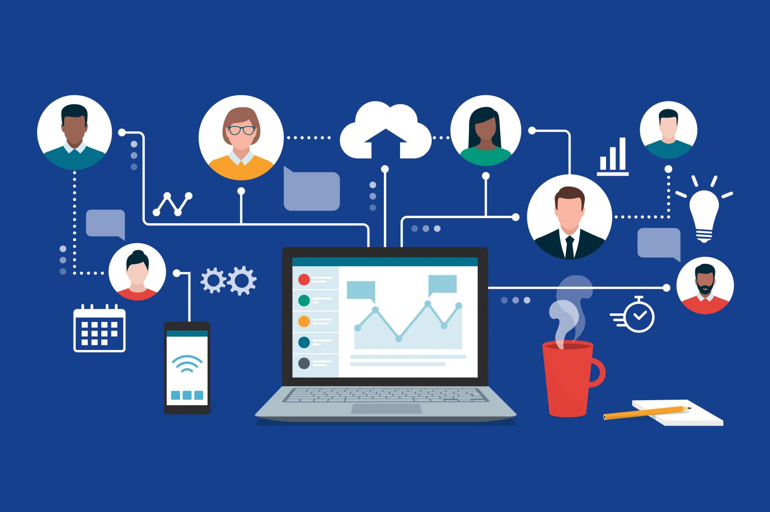 Business systems 1. Интуиция картинки. Автоматизация. Тренды интернет маркетинга. Фон для презентации бизнес.