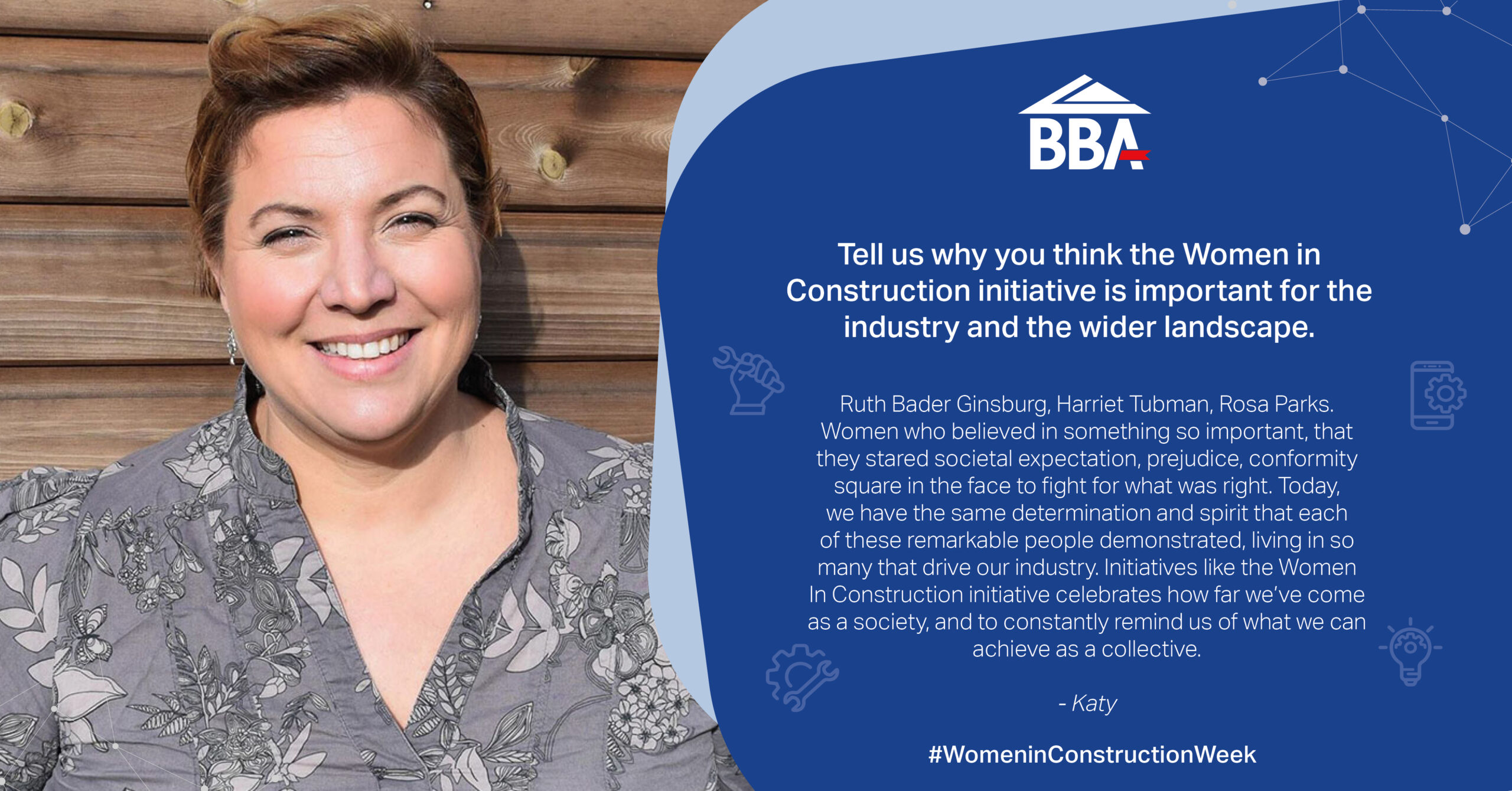 BBA Women In Construction – Quote Graphic – Katy